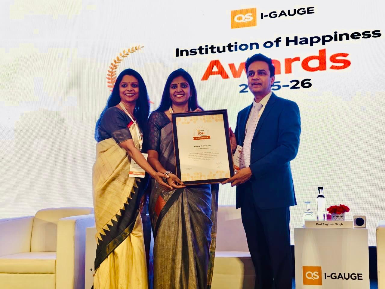 (IOH) Award by QS I-GAUGE